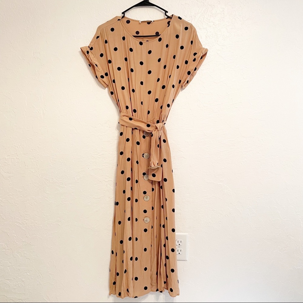 MANGO Polka Dot Dress